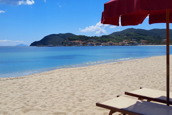 La spiaggia di Marina di Campo